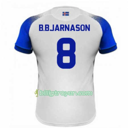 Billige Fotballdrakter Island B.Bjarnason 8 VM 2018 Bortedraktsett